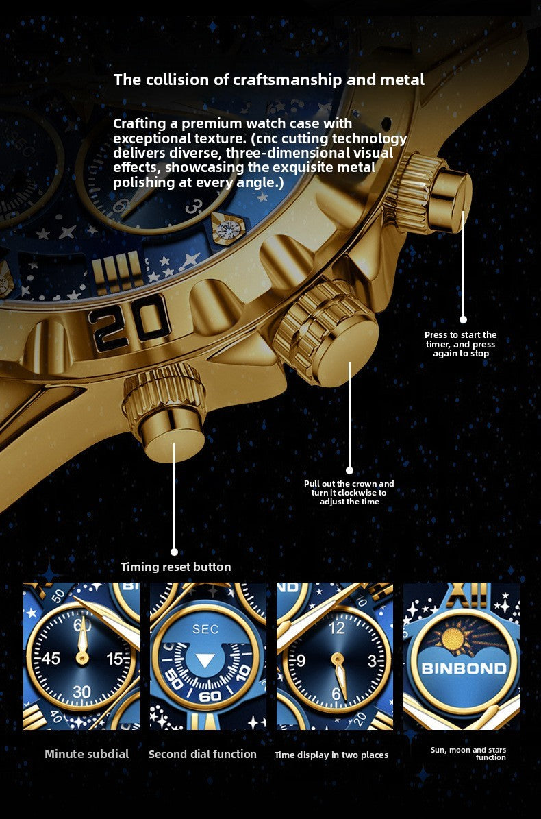Chronex™ Steel Watch
