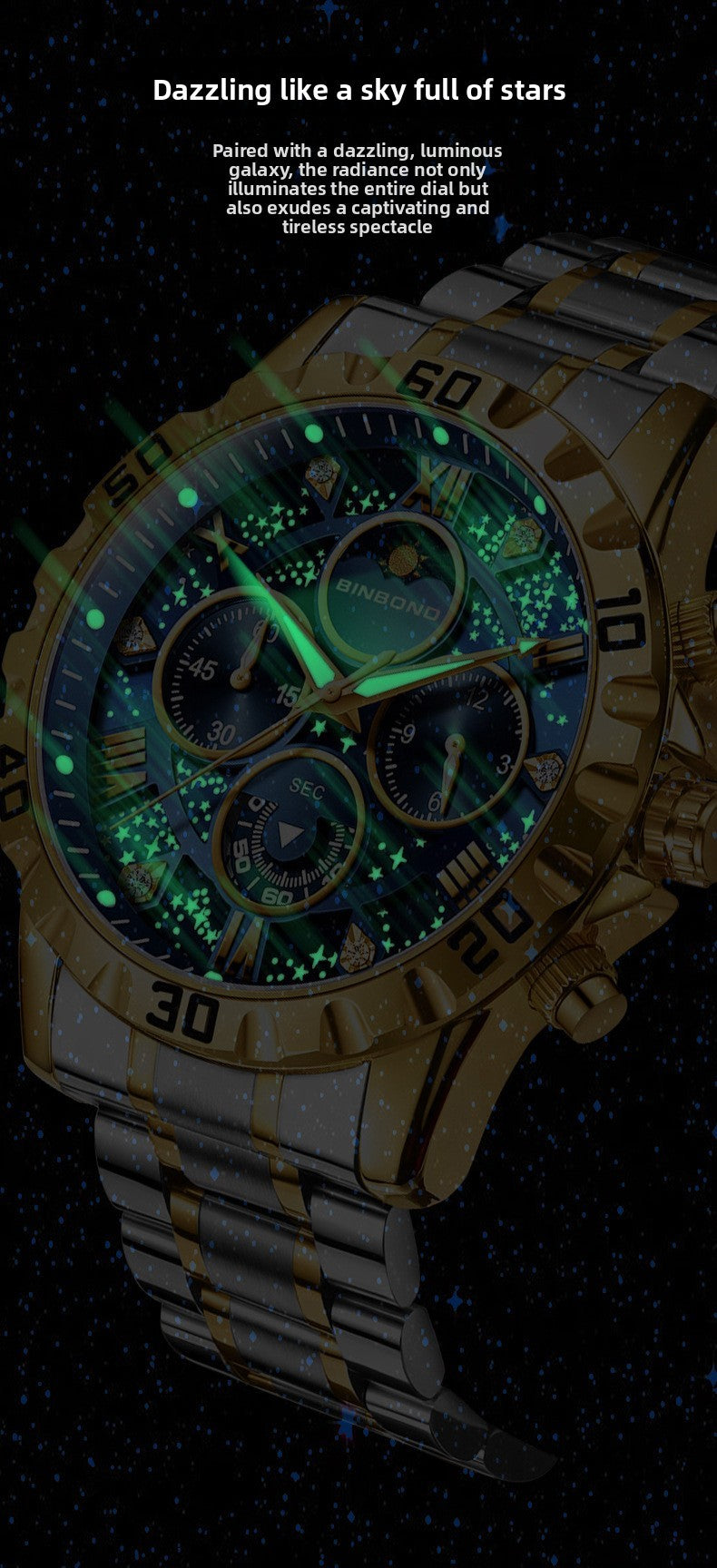 Chronex™ Steel Watch