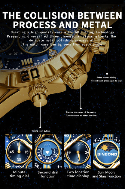 Chronex™ Steel Watch